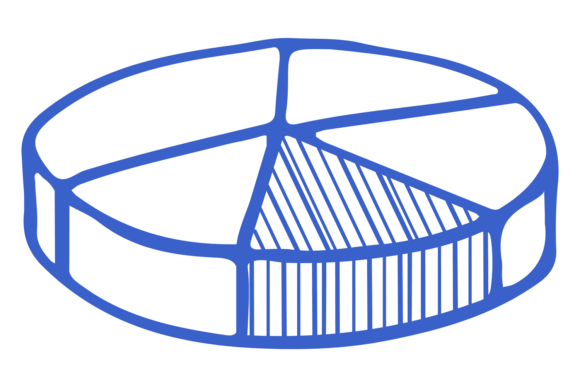 3D Pie Chart Doodles: Visuals for Modern Business