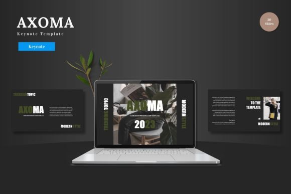 Axoma Keynote Template: A Versatile Slide Design Toolkit