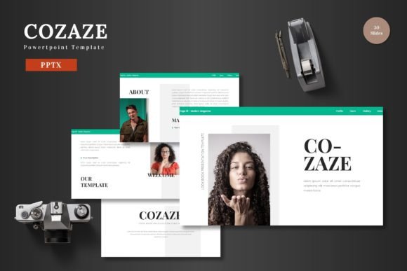 Cozaze Powerpoint Template: Streamlining Modern Visual Communication