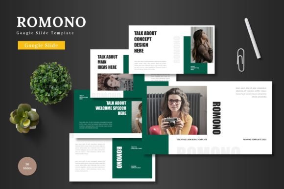 Craft Professional Presentations with Romono Google Slides Templates