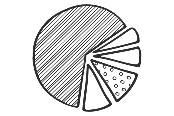 Decoding the Pie Chart Doodle: More Than Just a Data Symbol
