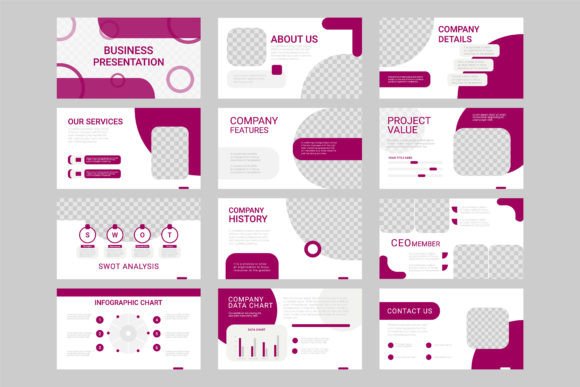 Designing Professional Presentations with Vector Slide Templates