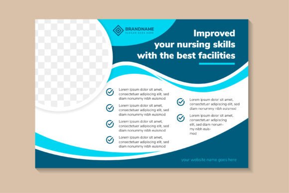 Evaluating a Professional Nursing Flyer Template for Health Care Communications