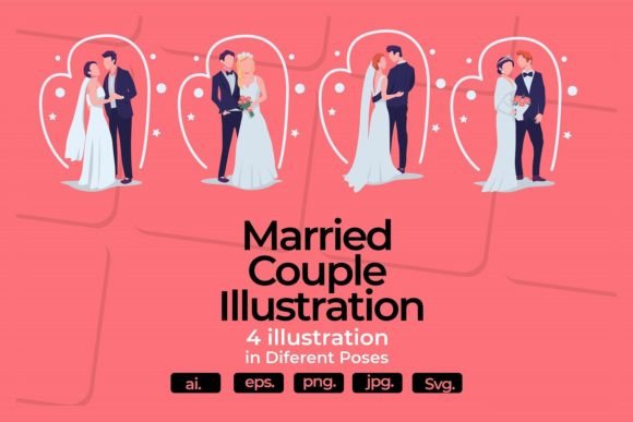 Illustrating Modern Partnership with the Couple in Married Flat Pack