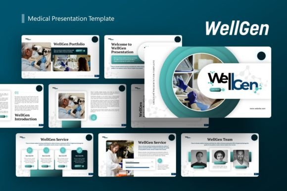 Medical Presentation - WellGen: A Professional Template for Clear Communication