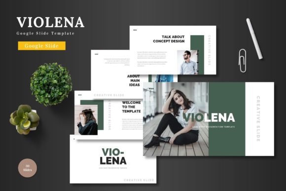 Violena: A Versatile Template for Google Slides Presentations